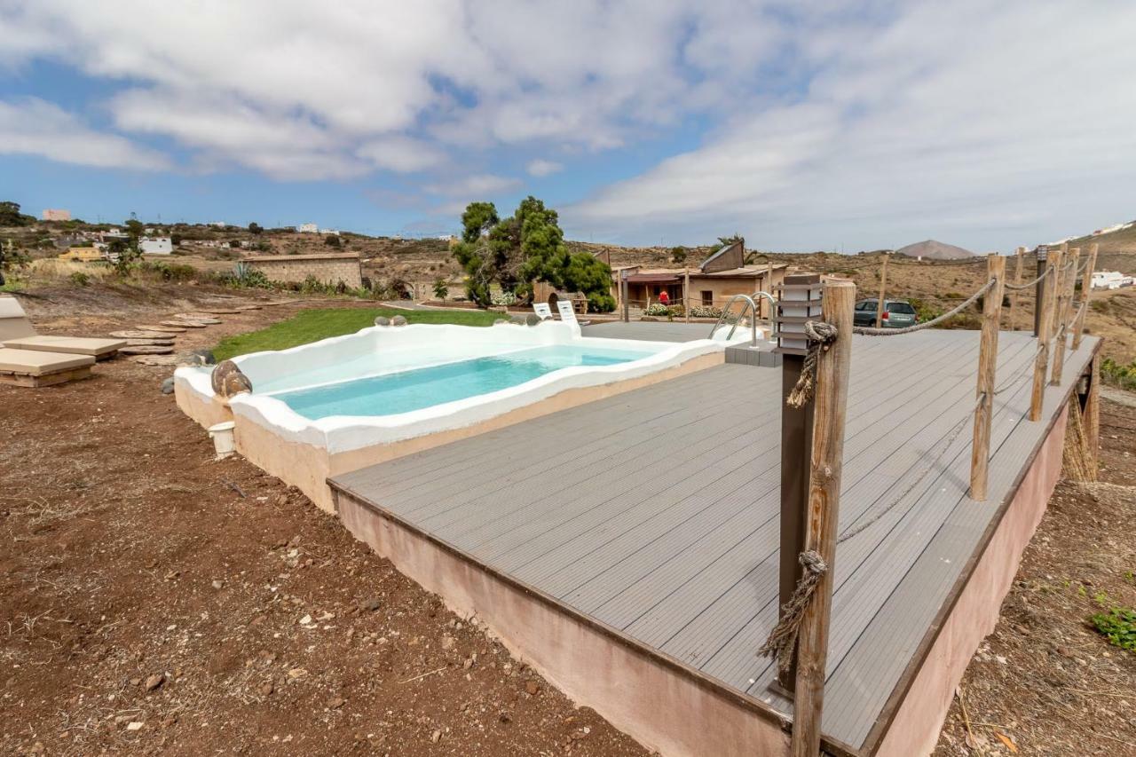 Santa Maria de Guia de Gran Canaria Flatguest Charming House + Pool + Terrace + Views 빌라 외부 사진